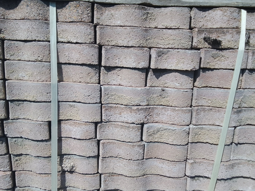 Pavé autobloquant béton rouge AN - 230 x 110 x 60 mm (forme en vague)