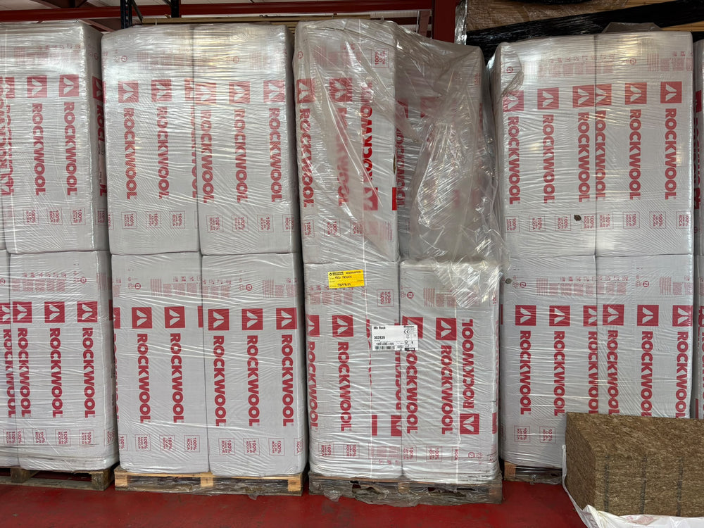 Panneau laine de roche - Rockwool MB Rock - R=3.5 - Ep=120mm - 1350 x 565