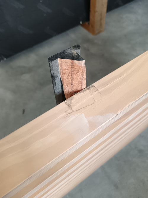 Habillage mural bois  - 2130 x 600 x 40 mm