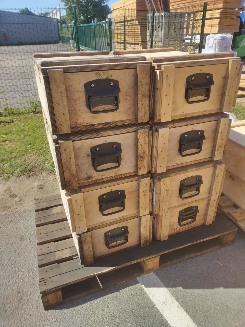 Caisse de transport contreplaqué  - 650 x 420 x 270 mm