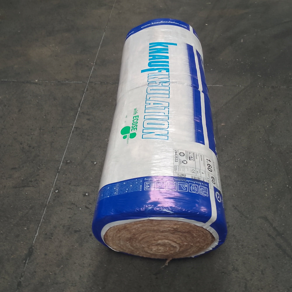 Rouleau laine de verre Ultracoustic - Knauf . - R=1.6 - Ep=60mm - 6000 x 600