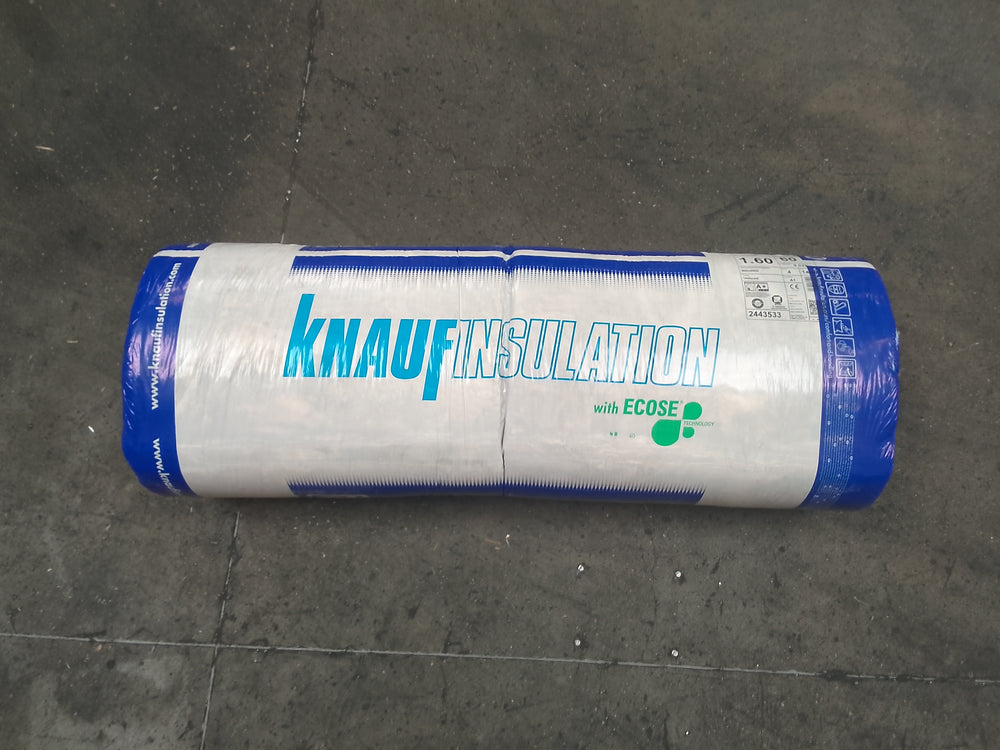 Rouleau laine de verre Ultracoustic - Knauf . - R=1.6 - Ep=60mm - 6000 x 600