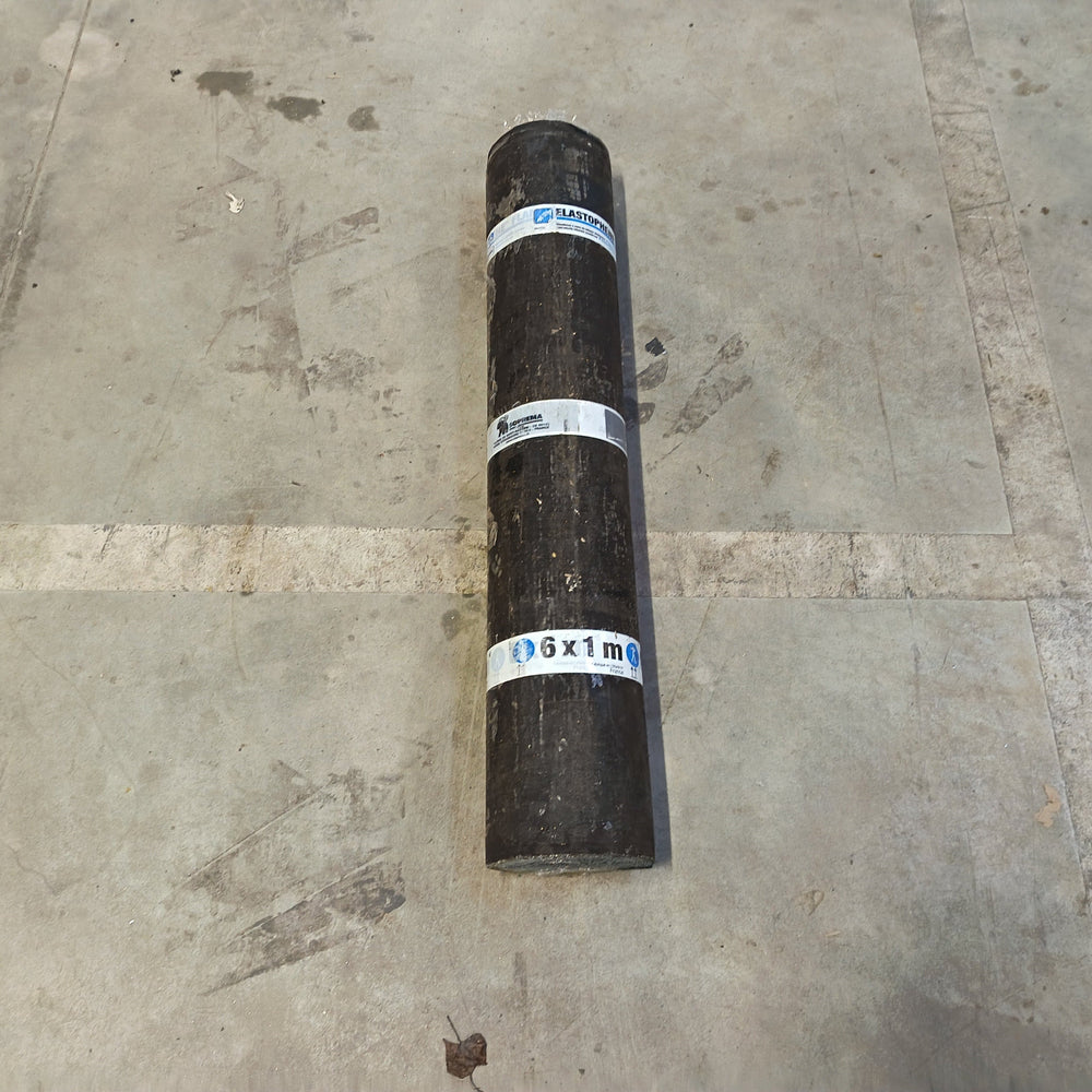 Membrane étanchéité noir - 6000 x 1000 mm - Ep=3mm (Elastophen Flam 24 AR)