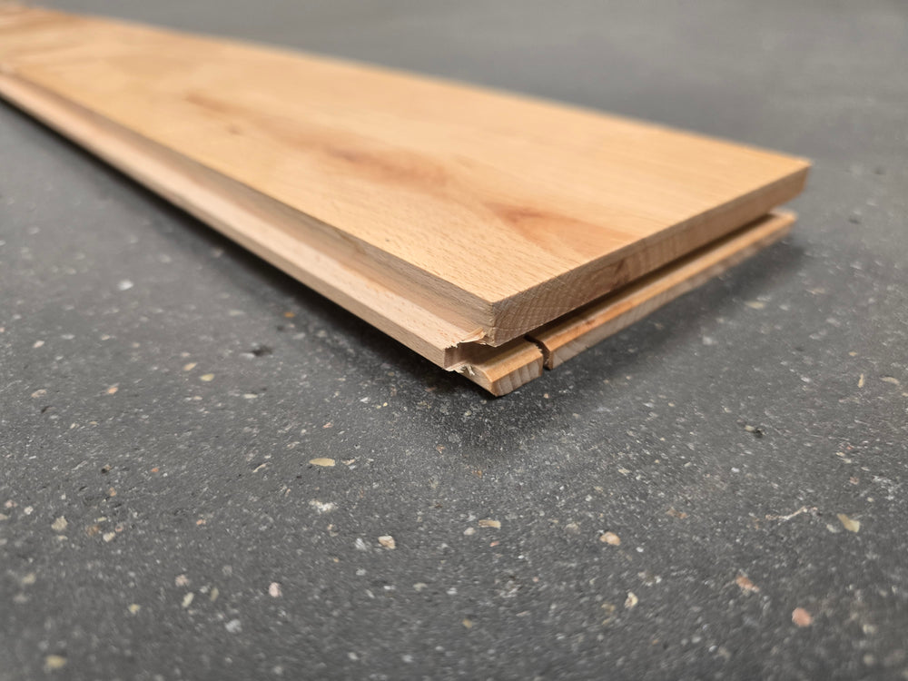 Parquet hêtre brut - Lvar x 130 x 22 mm - Junckers