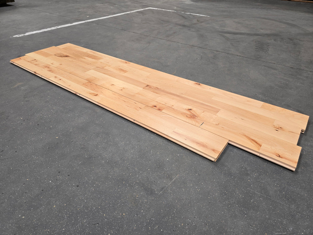 Parquet hêtre brut - Lvar x 130 x 22 mm - Junckers