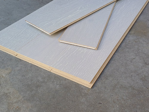 Parquet Contrecollé Maestro 139x1210 Unifit HDF 13mm Chene Galet PEFC (2 chanfreins) ref 97269-8