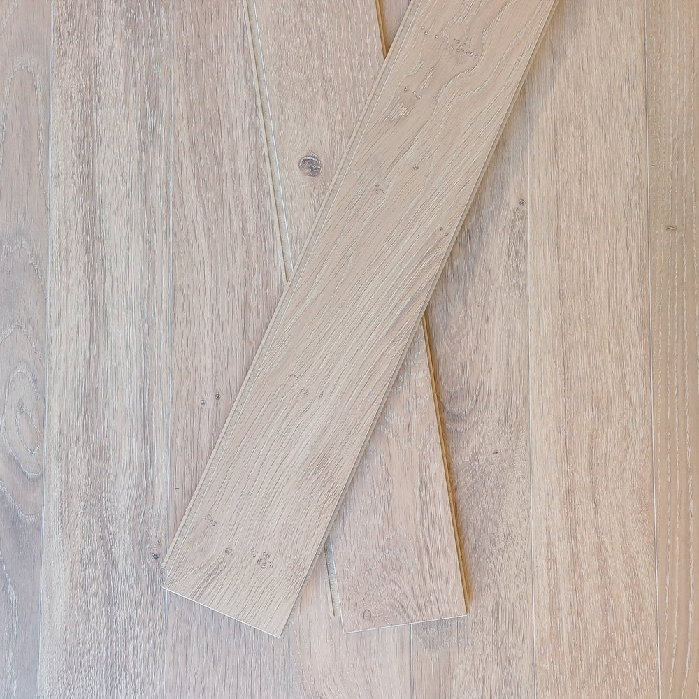 Parquet Contrecollé Diva 90x385-1180 Clic HDF 12mm Chene Zenitude Huilé Tufeau (4 chanfreins)