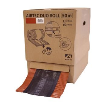 Closoir de faîtage Airtec Duo Roll - anthracite - 50 m x 310 mm Ref 203776