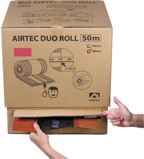 Closoir de faîtage Airtec Duo Roll - anthracite - 50 m x 310 mm Ref 203776