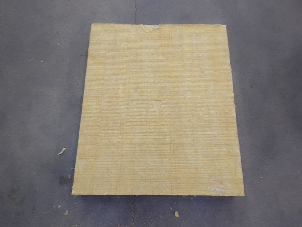 Panneau laine de roche vert - 1200 x 1000 mm - Ep=160mm - ROCKWOOL (Coberlan Power)
