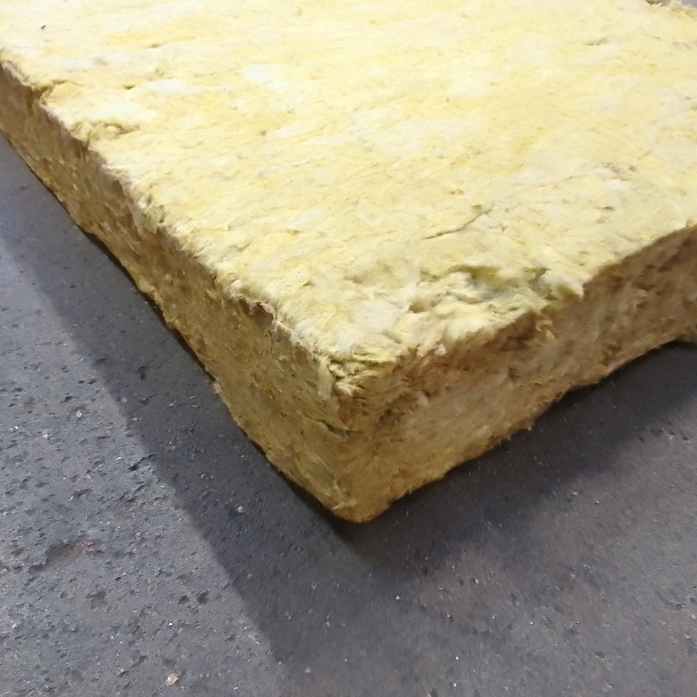 Panneau laine de roche vert - 1350 x 600 mm - Ep=100mm - ROCKWOOL (Rockfaçade)