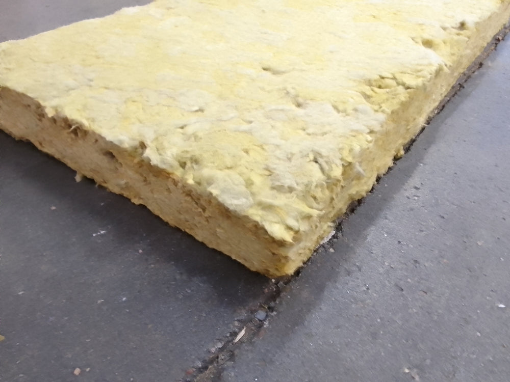 Panneau laine de roche vert - 1350 x 600 mm - Ep=100mm - ROCKWOOL (Rockfaçade)