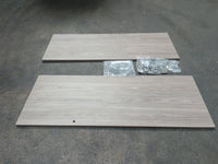 Portes de placard aggloméré décor noyer - 1333 x 495 x 20 mm