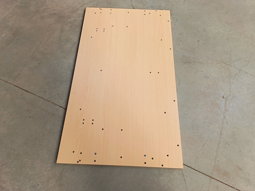 Plan de travail aggloméré hetre - 1400 x 800 x 25 mm