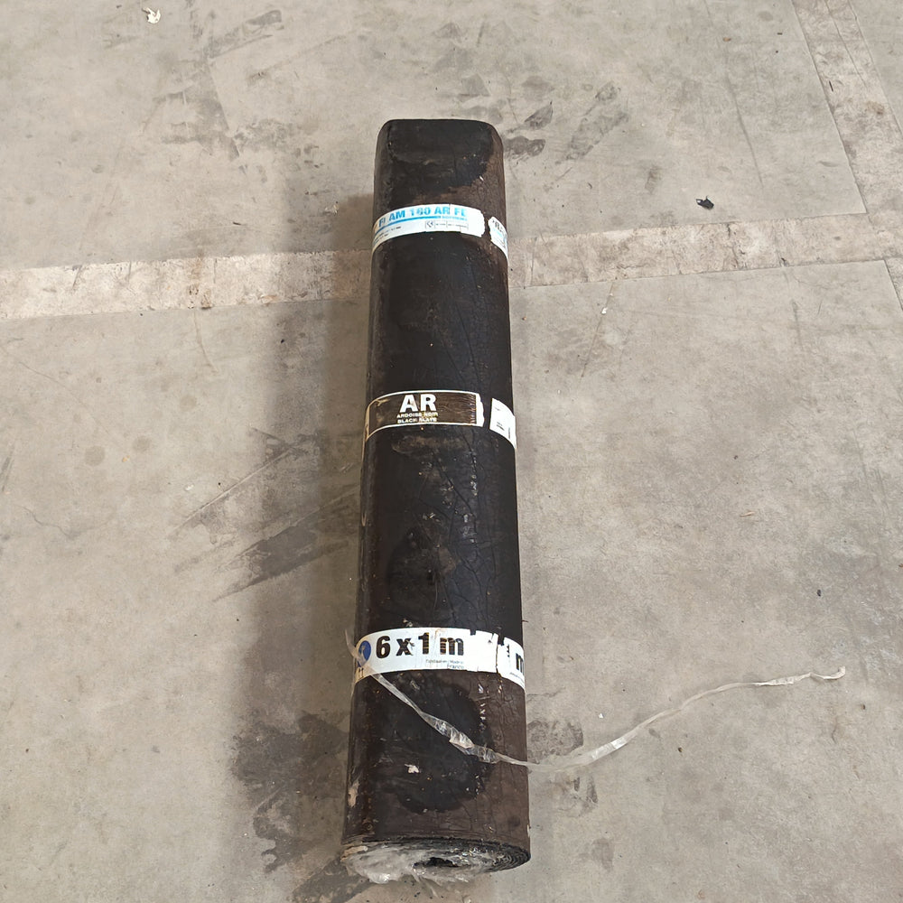 Membrane étanchéité noir - 6000 x 1000 mm - Ep=3mm (Sopralene Flam 180 AR FE)