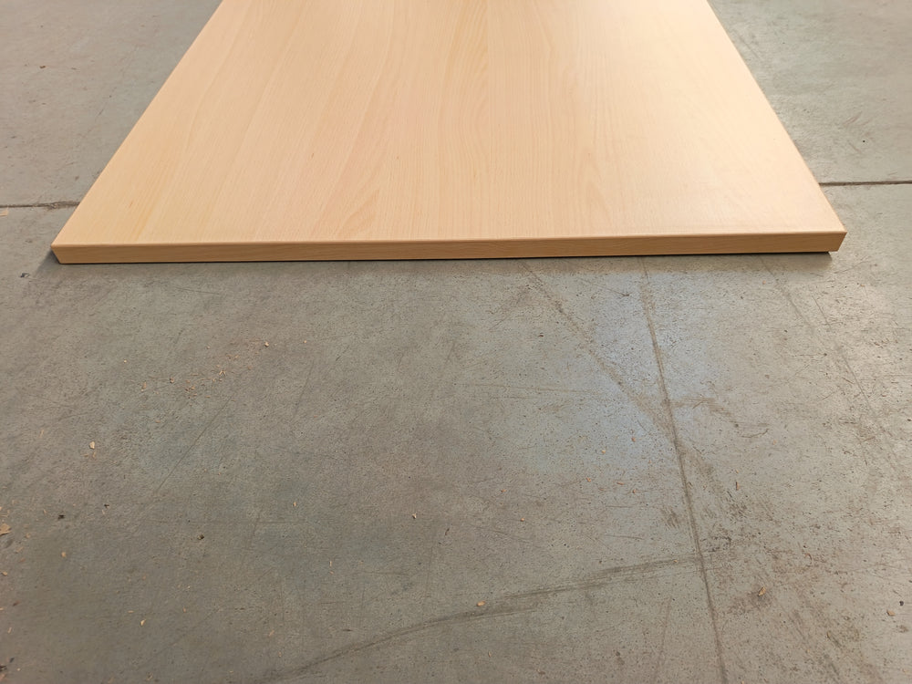 Plan de travail aggloméré décor hetre - 1800 x 800 x 25 mm