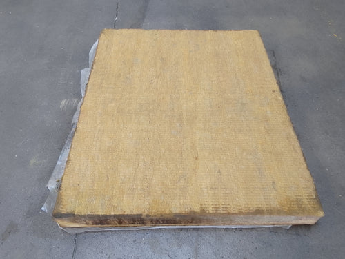 Panneau laine de roche vert - 1200 x 1000 mm - Ep=100mm - ROCKWOOL (Rock Up C soudable 369)