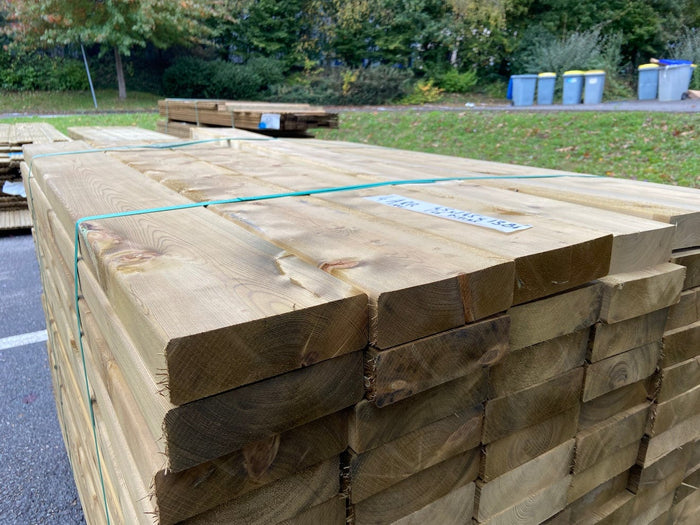 Bois brut  -  Bois d'ossature construction - Sapin classe 4 - Section 45x145 - Longueur 1.385m