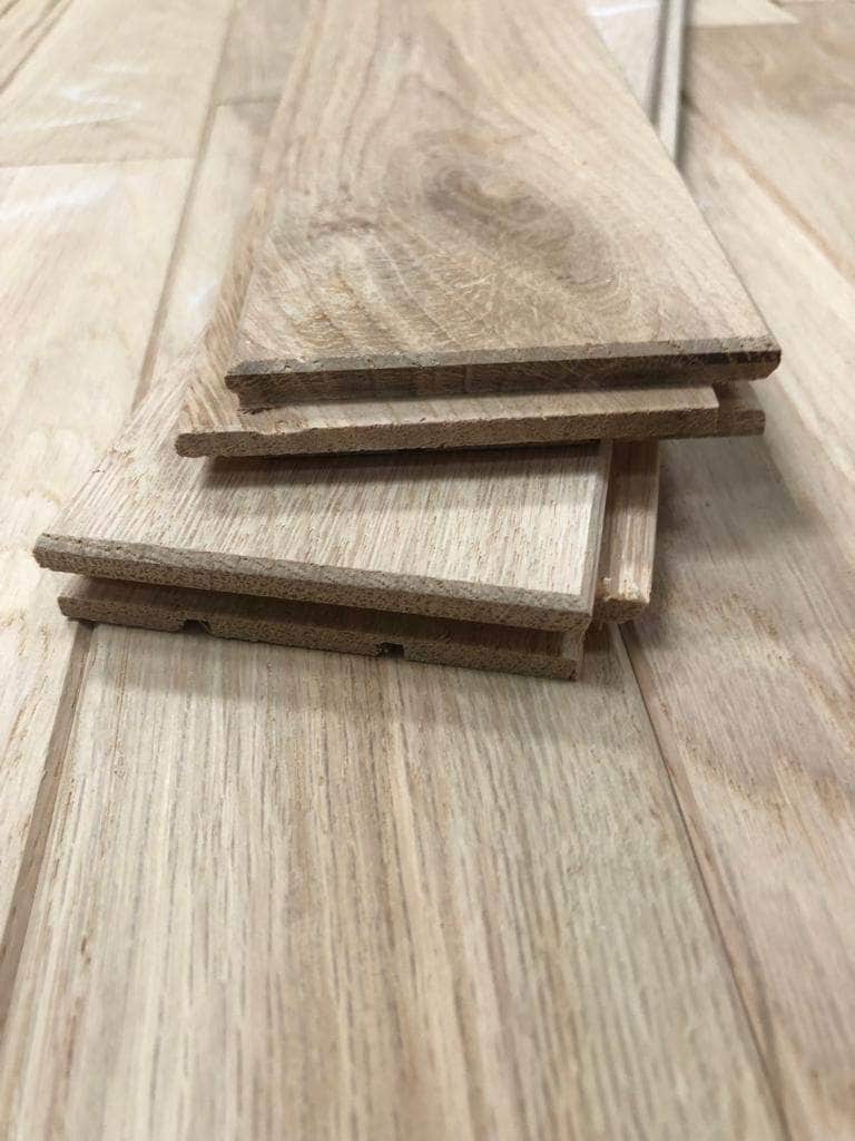 Parquet Massif  -  Parquet Massif Chene Brut 14x70 (4 chanfreins)