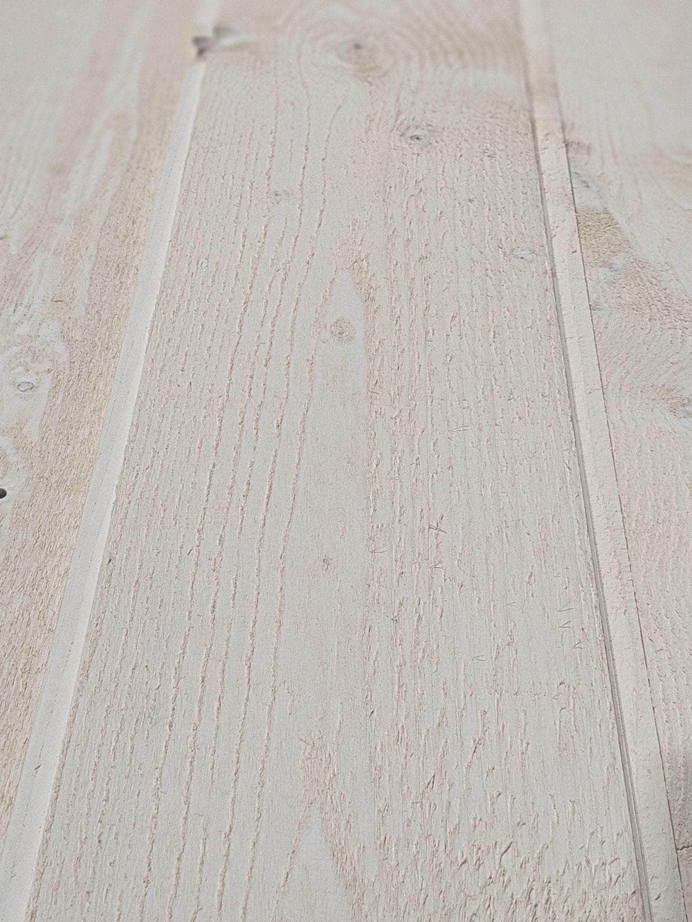Lambris  -  Lambris peint en blanc bois brut - 13x135 - L=2,65m
