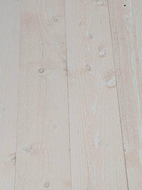 Lambris  -  Lambris peint en blanc bois brut - 13x135 - L=2,65m
