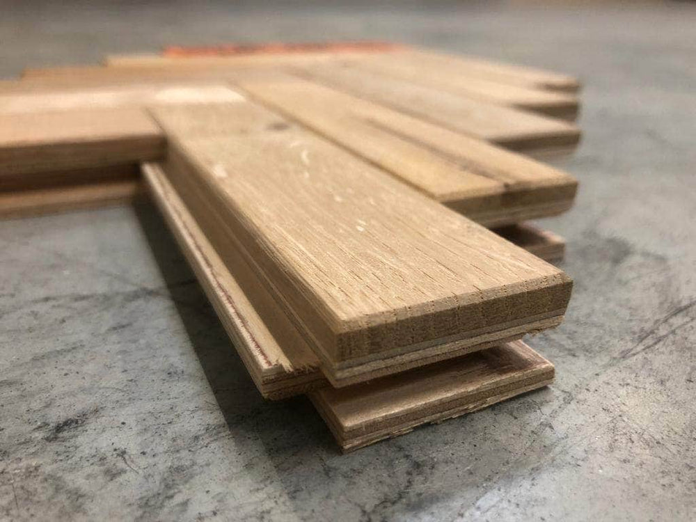 Contrecollé Loft Pro Baton Rompu Mosaïque Chêne Naturel 20(5)*38*152 (4 chanfreins)