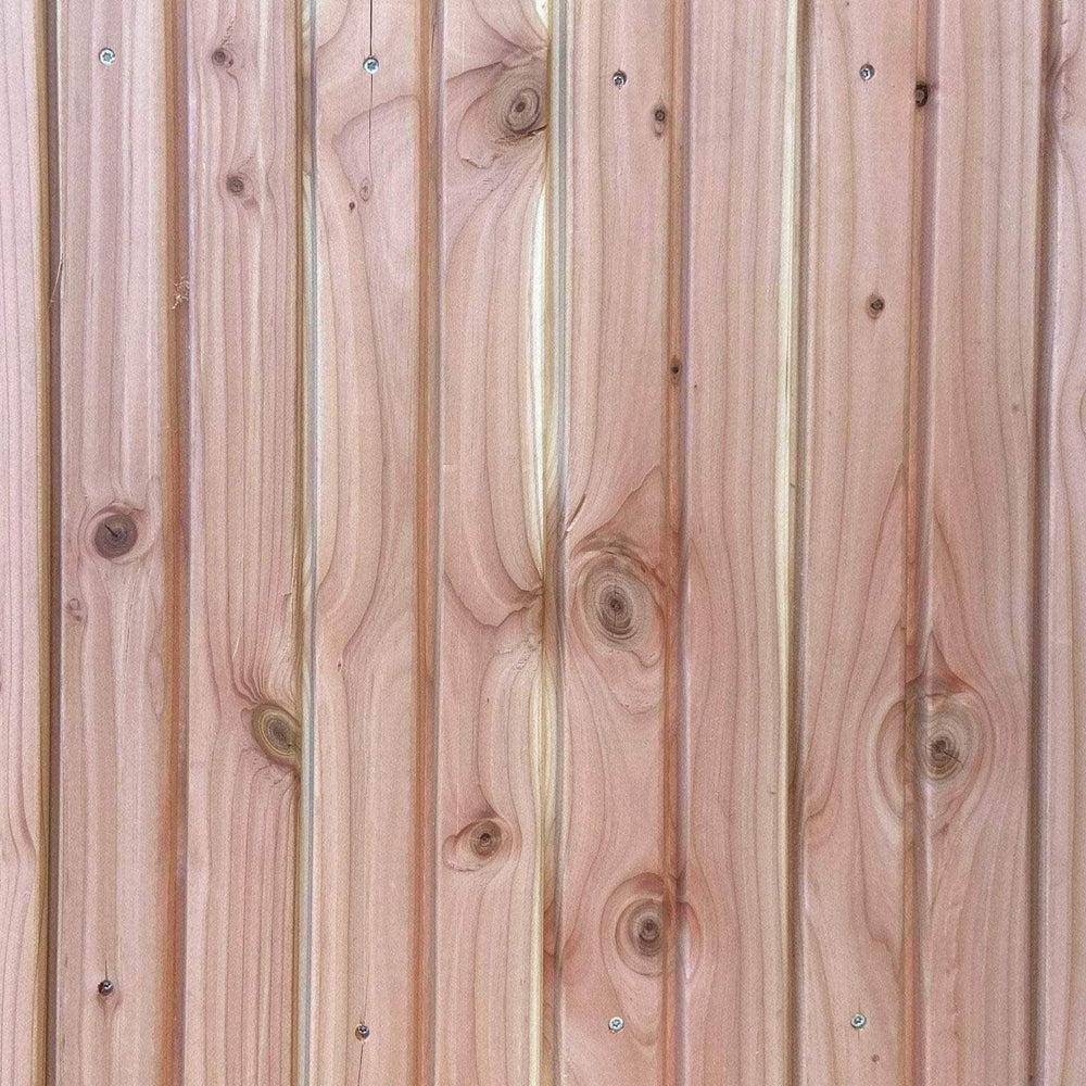 Bardage douglas faux-claire-voie (profil Aztek) - 27x125 - L=2,5m