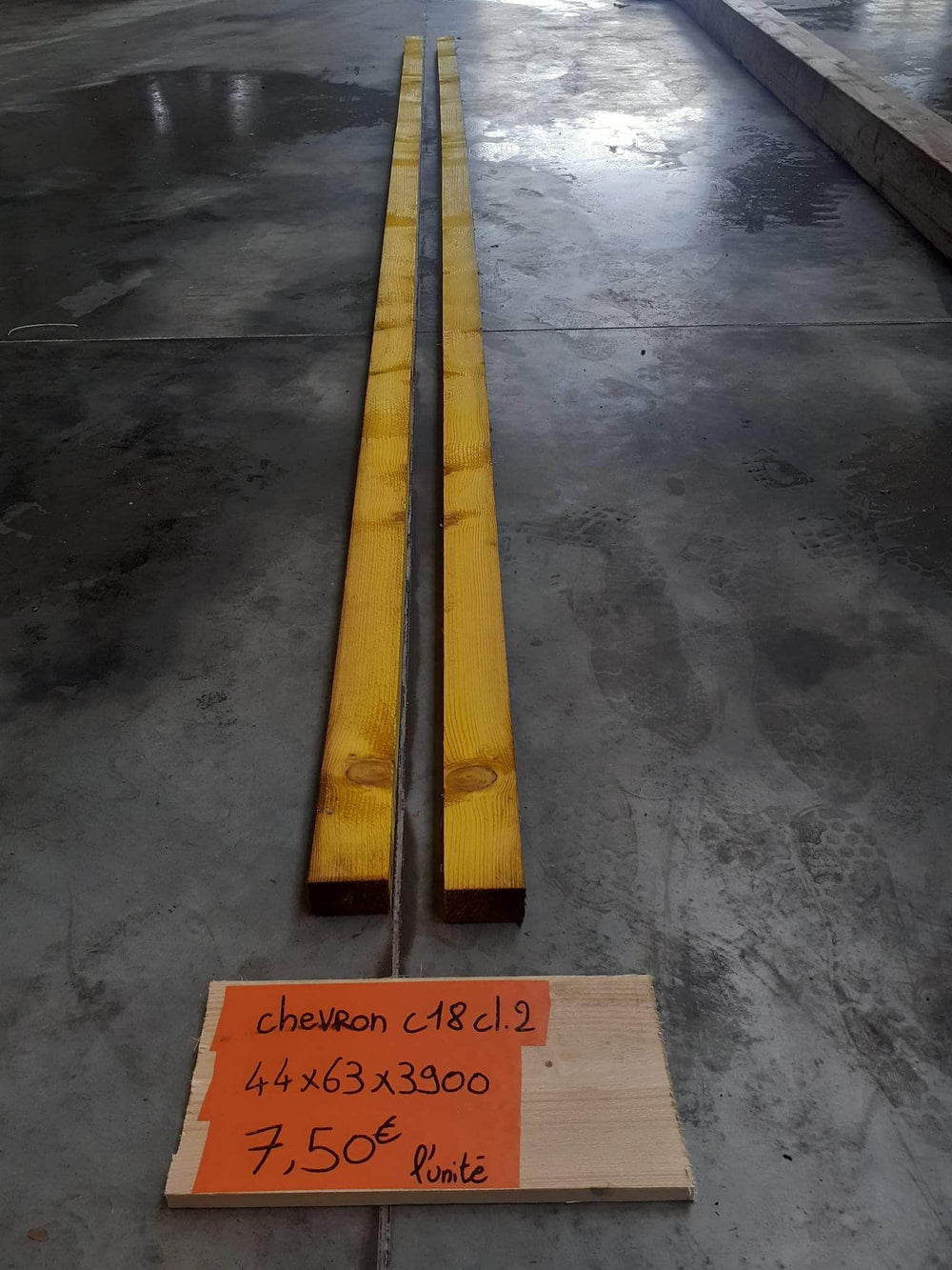 Chevron C18 Classe 2 - 44x63 - L=3,9m