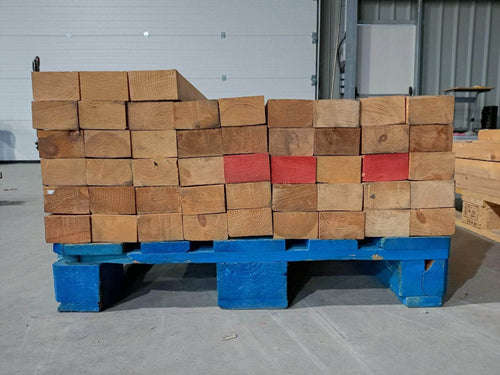 Bois remis en état (réemploi)  -  Chevron 90x55 mm - L=1,2m - état d'usage