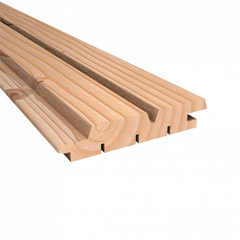 Bardage Clin  -  Bardage douglas faux-claire-voie - 27x125 - L=3m (profil Aztek)