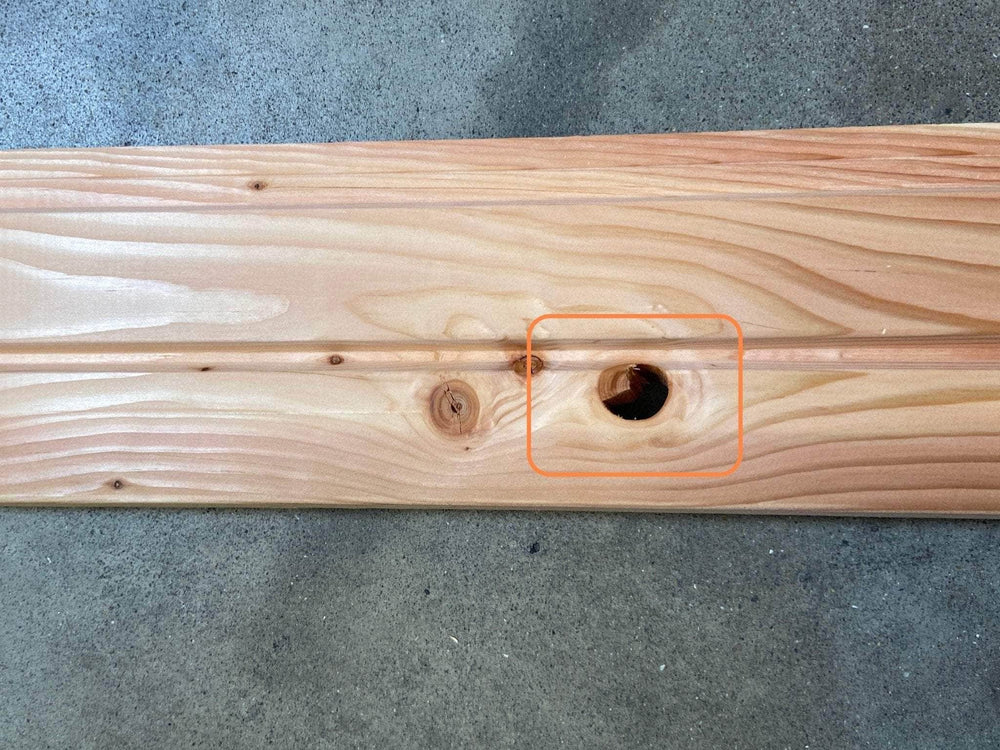 Bardage Clin  -  Bardage douglas faux-claire-voie - 27x125 - L=3m (profil Aztek)