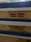 Réemploi  -  B1 - Menuiserie bois exotique - non ouvrante 2050x1040x60mm (réemploi)