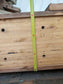 Réemploi  -  Poutre bois lamellé collé courbée 270x70 mm - L=10,5m (réemploi)