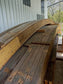 Réemploi  -  Poutre bois lamellé collé courbée 270x70 mm - L=6,9m (réemploi)