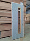 Porte intérieure  -  Bloc porte bois simple vantail - bâti bois - 100 x 258,5 cm - ép 10 cm