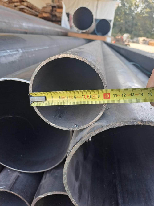 Structure métallique (réemploi)  -  Tubes d'aciers neufs de 1.94 ml, de diamètre 102 mm et d'épaisseur 3 mm