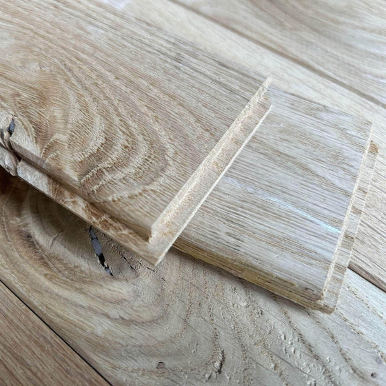 Parquet Massif  -  Parquet Massif Chêne Brut 10x70 (4 chanfreins)