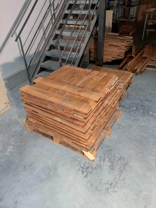 Bois remis en état (réemploi)  -  Planche bois résineux, dont douglas 100 x 12,7 x 2,5 cm (réemploi)