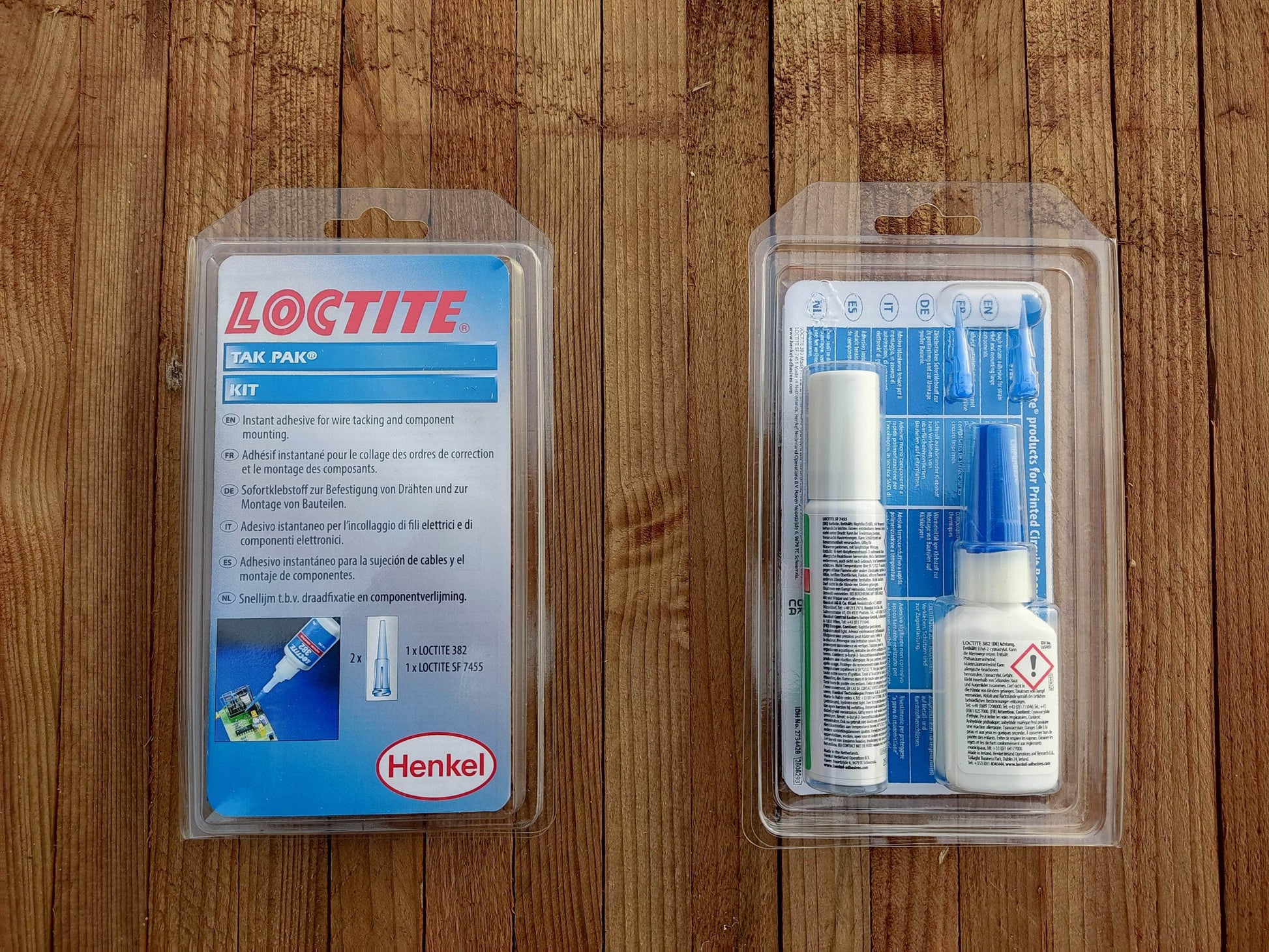 Quincaillerie (réemploi)  -  Lotite TAK PAK kit, L382 + L SF7455 (réemploi)