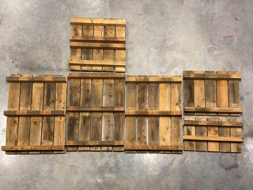 Bois remis en état (réemploi)  -  Composteur en kit, contenance 490 litres, fabriqué à partir de bois de récupération
