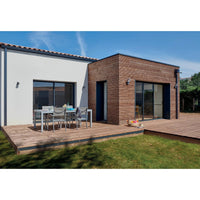 Terrasse  -  Lame de terrasse pin marron classe 4 - 28x145 - L=3m (profil Santorin)