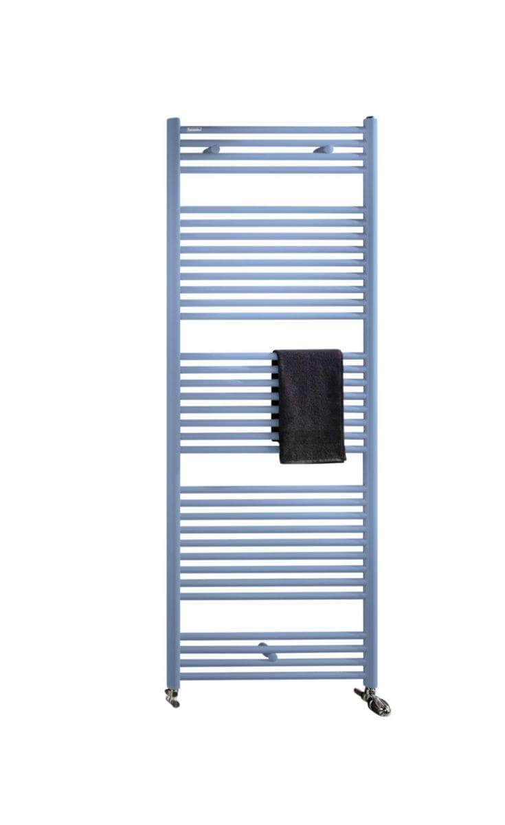 Seche-serviette  -  Sèche-serviette Acova Atoll Spa Eau Chaude, raccordement centré, 716W (dT50), Haut. 1466 mm, Larg. 500 mm, raccordement 4 orifices par le bas