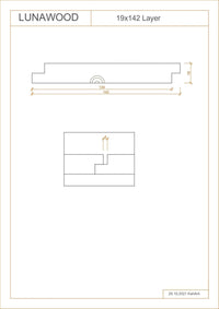Bardage Epicéa  -  Bardage épicéa classe 3 - 19x142 - L=3,3 m (Thermowood profil Luna)