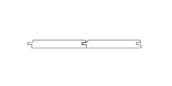 Bardage Epicéa  -  Bardage épicéa classe 3 - 19x140 - L=2,4 m (Thermowood profil TGV))