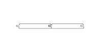Bardage Epicéa  -  Bardage épicéa classe 3 - 19x140 - L=2,4 m (Thermowood profil TGV))