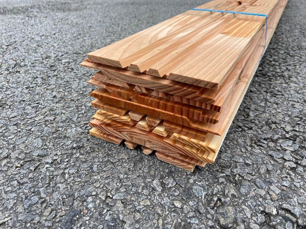 Bardage douglas (profil Saint-Louis) - 21x132 - L=4,0m