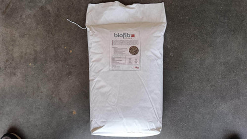 Cloison, isolation (réemploi)  -  Biofib Chape, sac de 15 kg (destockage)