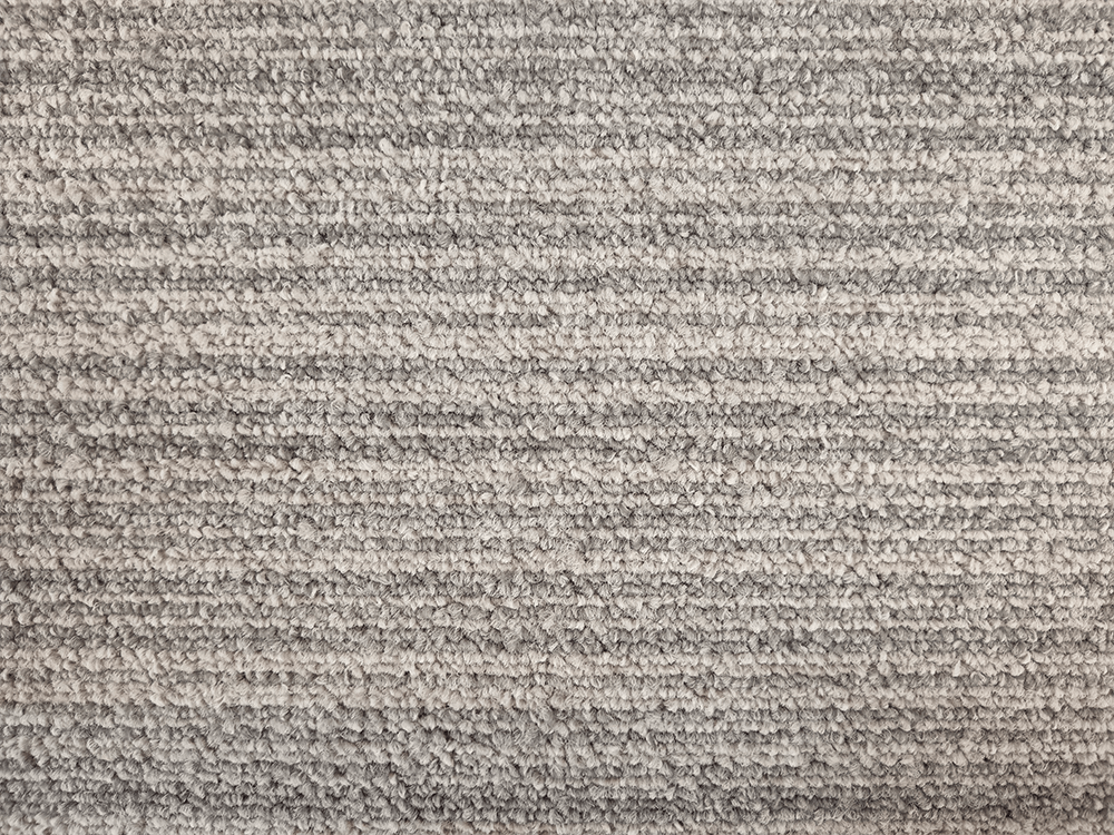 Sols (réemploi), sols, réemploi, moquette  -  Dalle de moquette gris clair à rayure 50x50 cm