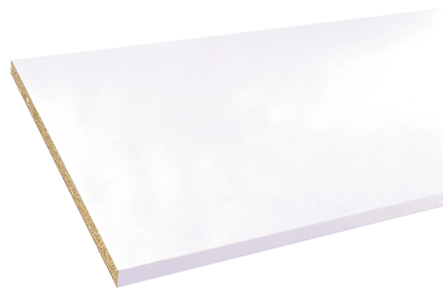 Meuble sanitaires  -  Tablette De Finition Sleurs En Mélamine Profondeur 50cm Épaisseur 18cm Largeur 90cm Coloris : Blanc Mat (Ma) Tame090Ma50D1 8