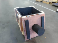 Bois brut (réemploi)  -  Caisse de transportcontreplaqué - 48x48x44 cm